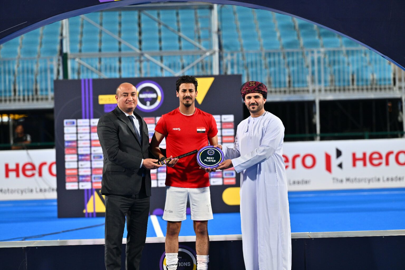 أحمد الجنايني يحقق إنجازًا جديدًا في كأس الأمم العالمية للهوكي