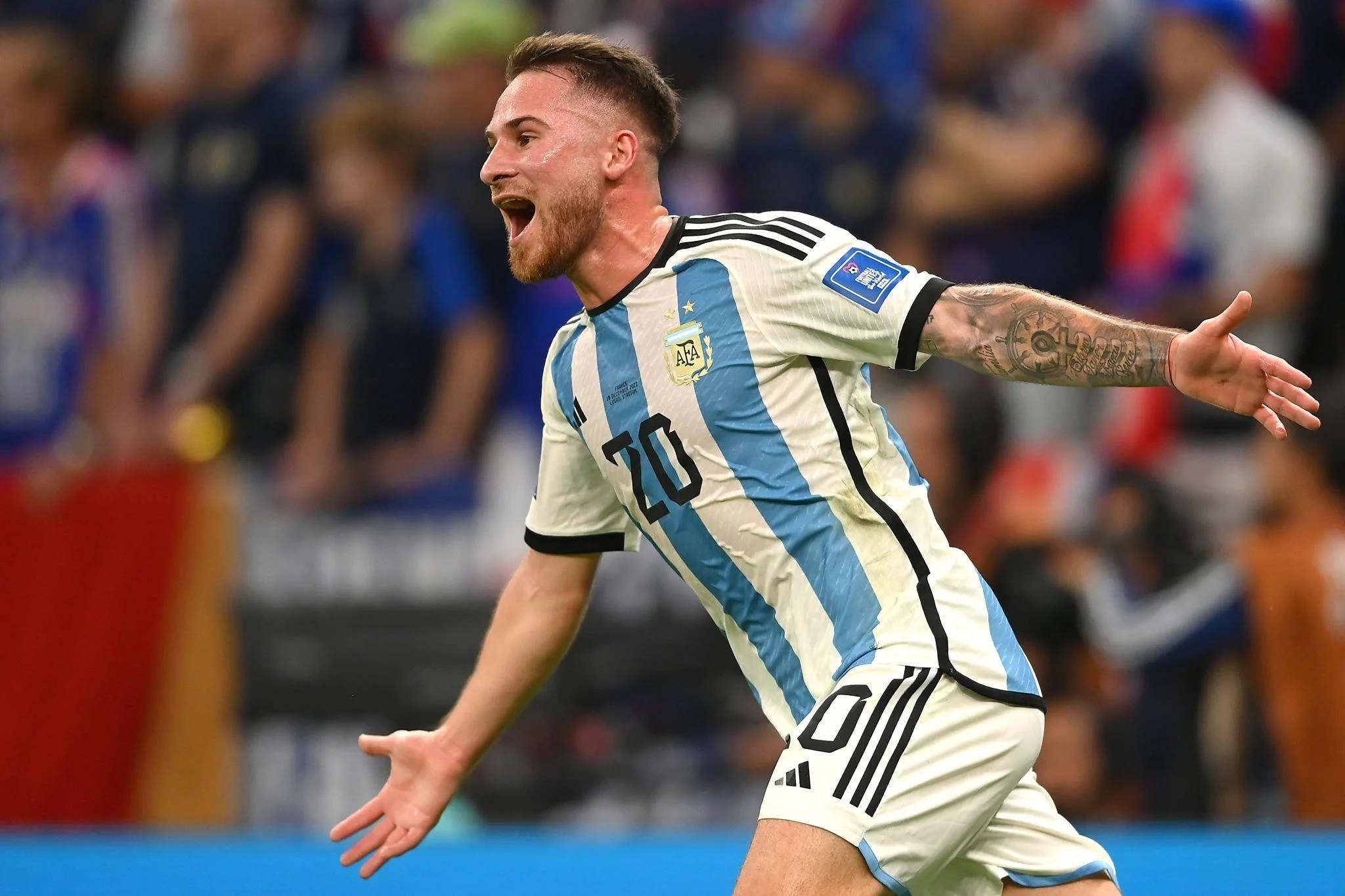 ميسي وماك أليستر مع الأرجنتين ضد أوروجواي والبرازيل