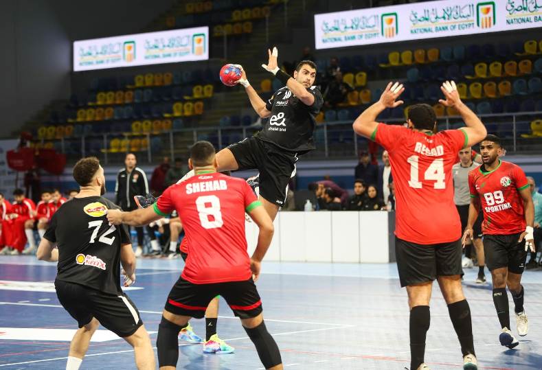 الأهلي  يهزم  سبورتنج 26 / 24  ويتوج بكأس السوبر المصري لكرة اليد