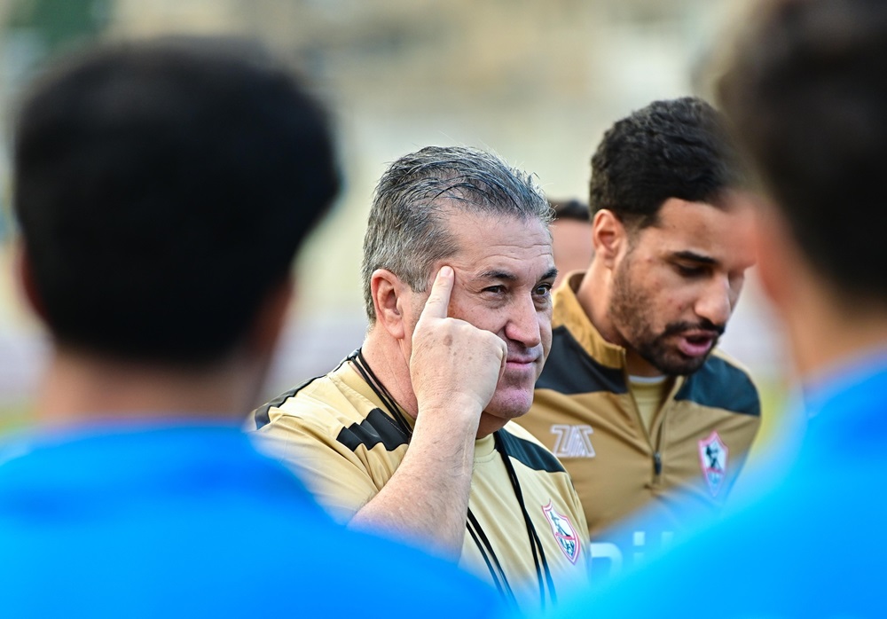 بيسيرو يحفز لاعبي الزمالك قبل مواجهة حاسمة