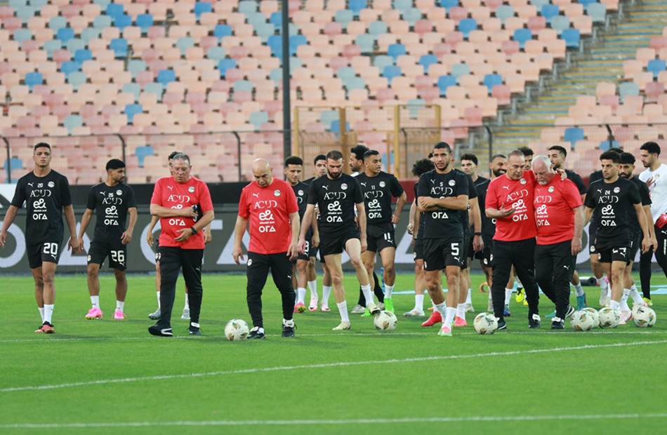 الفراعنة يخوضون تدريبهم الثاني في استاد السلام استعدادًا لمباراة إثيوبيا