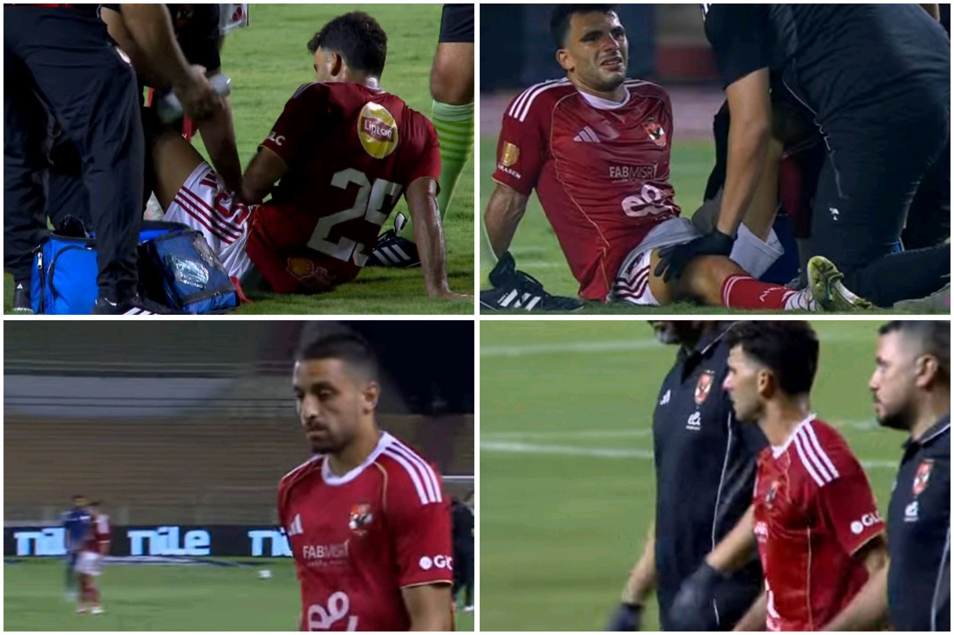 إصابة زيزو في مباراة الأهلي وإنبي