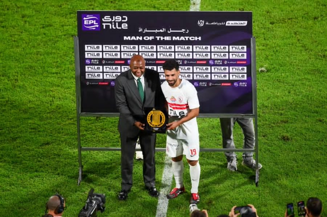 عبد الله السعيد يقود الزمالك للفوز ويتوج بجائزة رجل المباراة  
