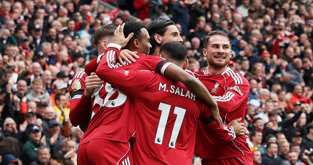 صلاح يتألق في فوز ليفربول علي إيفرتون في الدوري الإنجليزي 