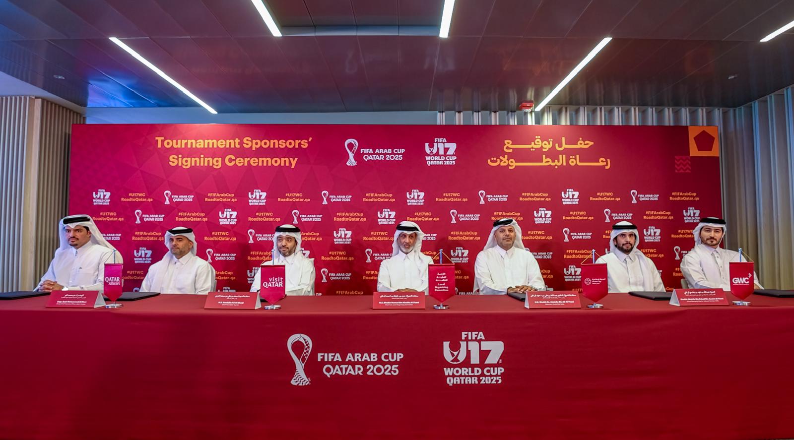 قطر تكشف عن رعاة كأس العرب وكأس العالم تحت 17 سنة FIFA 2025