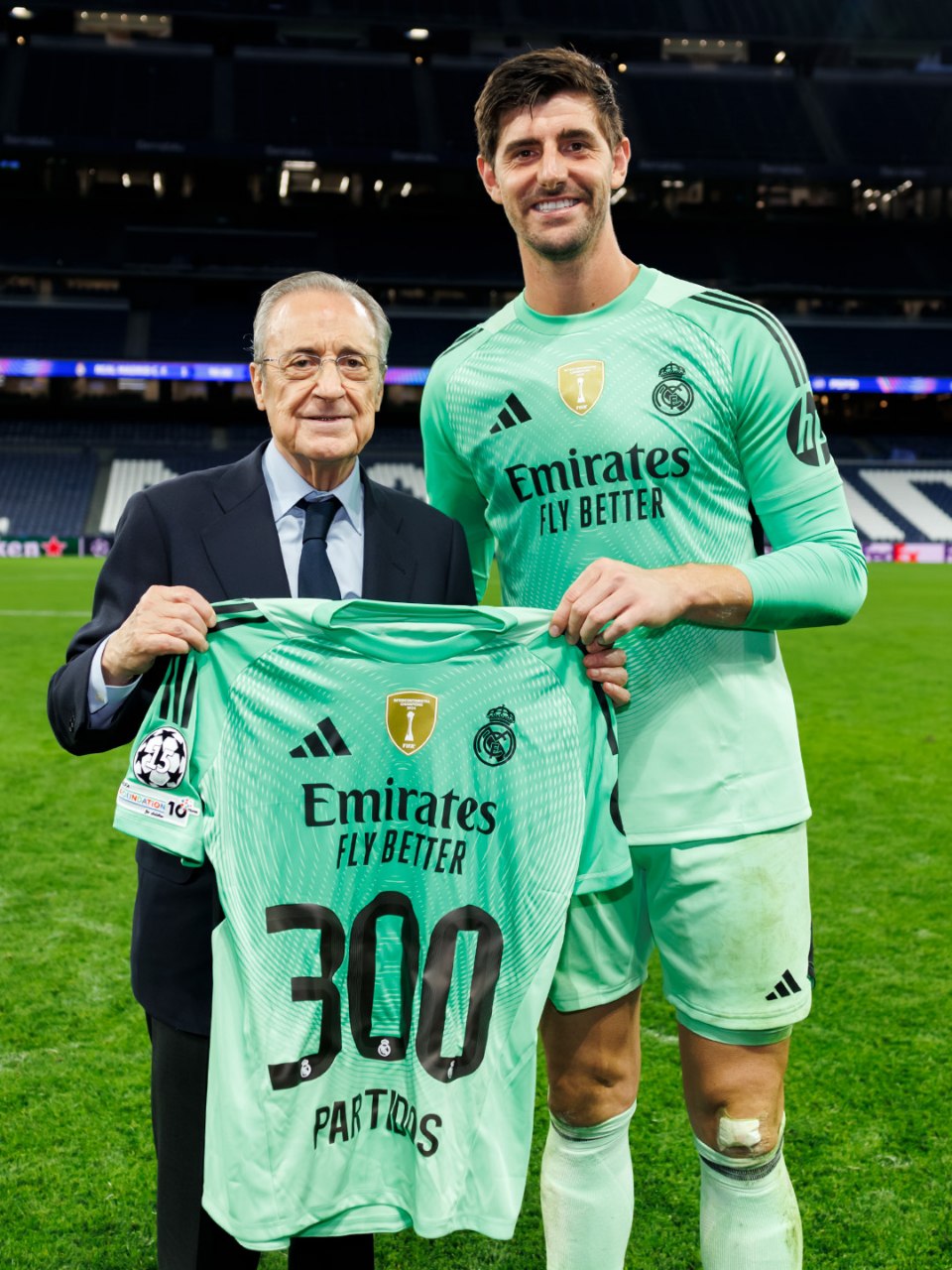 كورتوا.. الأخطبوط البلجيكي يحتفل بالمباراة رقم 300 مع ريال مدريد
