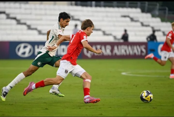 النمسا تحبط انطلاقة السعودية في مونديال الناشئين بثلاث بطاقات حمراء