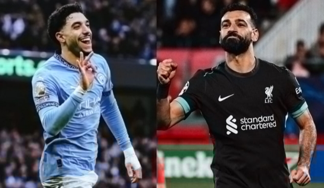 مواجهة مصرية خالصة في قمة الدوري الإنجليزي بين صلاح ومرموش على ملعب الاتحاد