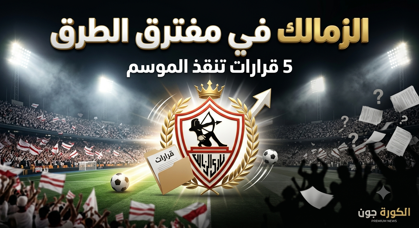 قبل فوات الآوان ..5  قرارات عاجلة تحدد مصير الزمالك في الموسم الجديدة