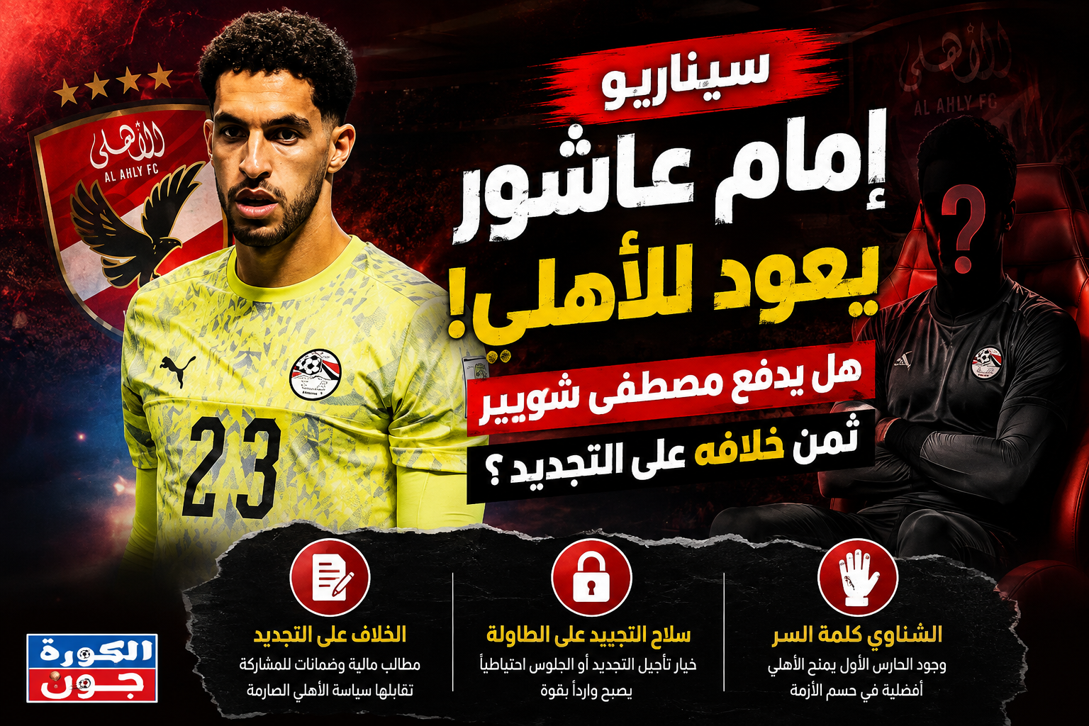 سيناريو إمام عاشور يعود إلى الأهلي.. هل يدفع مصطفى شوبير ثمن خلافه على التجديد؟