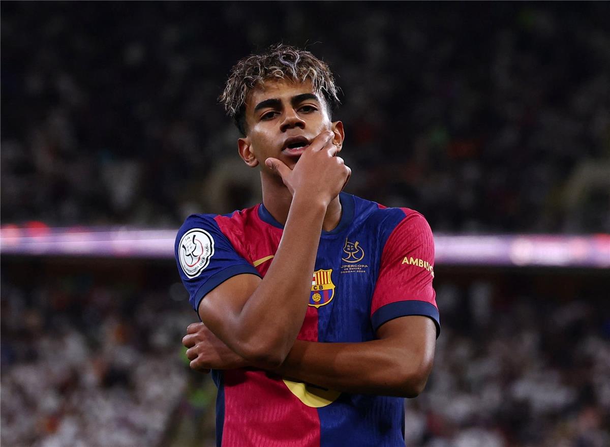 جوهرة مصر الجديدة.. ماذا قال لامين يامال عن المهاجم المصري في برشلونة؟